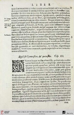 Cap. III.: Quid sit Gymnastica, & quotuplex