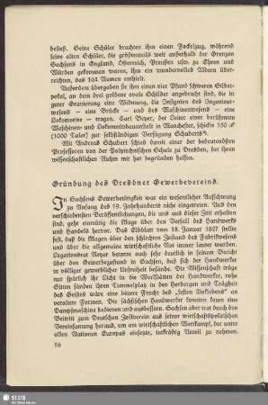 Gründung des Dresdner Gewerbevereins