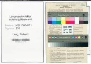 Entnazifizierung Richard Lang , geb. 18.03.1903 (Arbeiter)