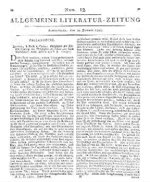 Vorbereitung zur weiteren Erkenntniß des allgemeinen Staatsrechts. Für Jünglinge, die sich den Studien widmen. Leipzig: Hilscher 1800