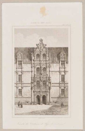 Façade du Château d'Azay-le-Rideau
