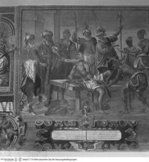 Szenen aus dem Leben des heiligen Franziskus und heiliger Ordensmitglieder, Der Märtyrertod eines Heiligen