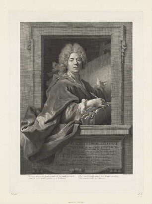 Nicolas de Largillière in regia picturæ academia professor