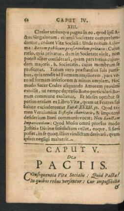 Caput V. De Pactis.