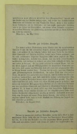 Vorrede zur siebenten Ausgabe