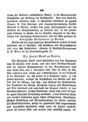 Die Haupt-Bank zu Berlin