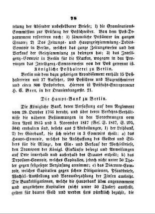 Die Haupt-Bank zu Berlin