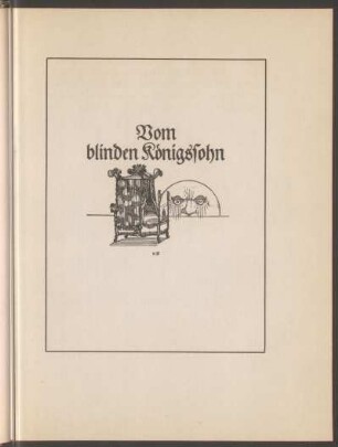Vom blinden Königssohn