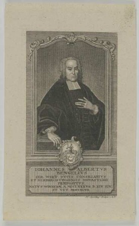 Bildnis des Iohannes Albertvs Bengelivs