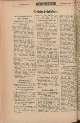 Reichsbehörden.