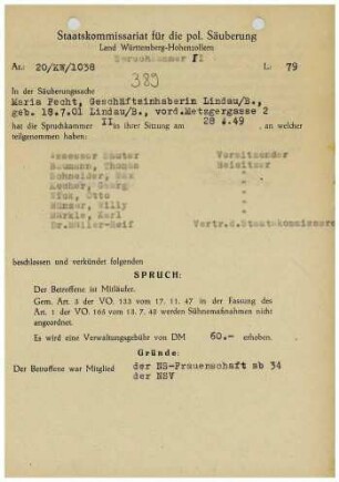 Fecht, Maria