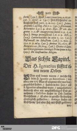 Der H. Ignatius stifftet einen neuen Orden.