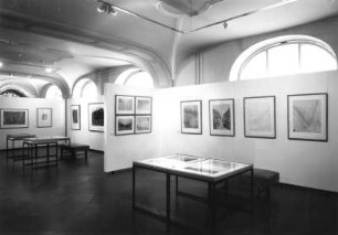 Dresden. Ausstellung "Unter Druck. 20 Jahre Obergrabenpresse" im Kupferstich-Kabinett, 05.05.-06.08.1999. Raufmaufnahme