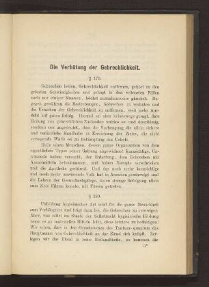 Die Verhütung der Gebrechlichkeit
