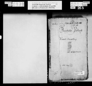 Haushaltsprotokoll vom Bergamt Neugeising 1806 bis 1813