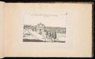 Das Seÿfriedische Gartenhauss und Weinberge bej Fürth. - Gartenhaus des Geleitsmannes Seyfried, Fürth (Bayern)