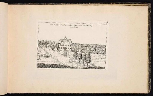 Das Seÿfriedische Gartenhauss und Weinberge bej Fürth. - Gartenhaus des Geleitsmannes Seyfried, Fürth (Bayern)
