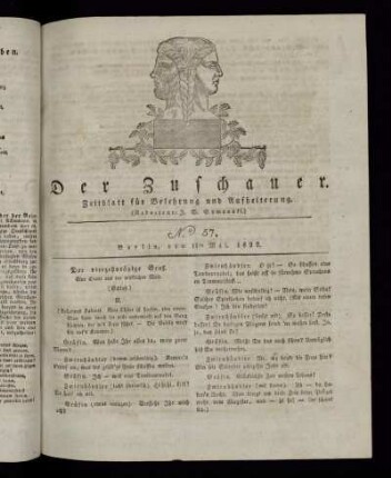 No. 57 - 11. Mai 1822