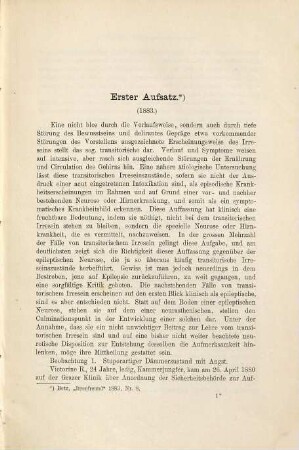 Arbeiten aus dem Gesammtgebiet der Psychiatrie und Neuropathologie, 1