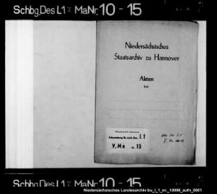 Summarisches Verzeichnis der besamten Ländereien