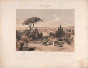 No. 5. Frascati von der Villa Aldobrandini aus.