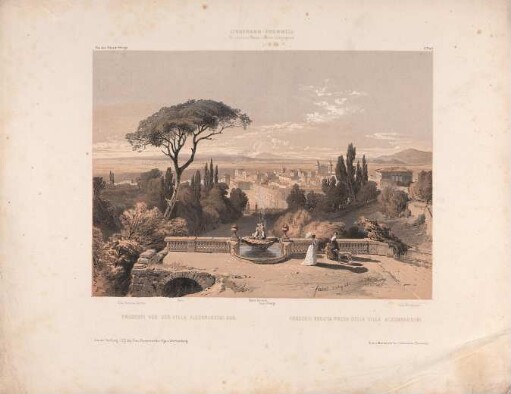 No. 5. Frascati von der Villa Aldobrandini aus.