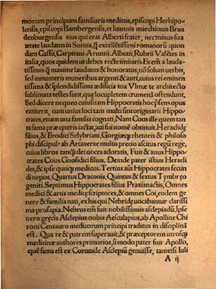 Hippocrates De Praeparatione hominis, ad Ptolemaeum regem