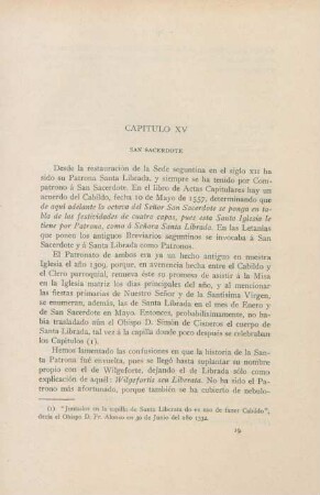 Capitulo XV. San Sacerdote