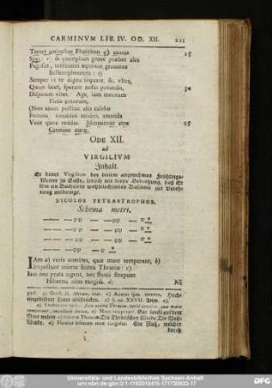 Ode XII. ad Virgilium