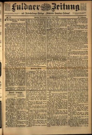 Ausgabe vom Donnerstag, den 04. Juli 1901.