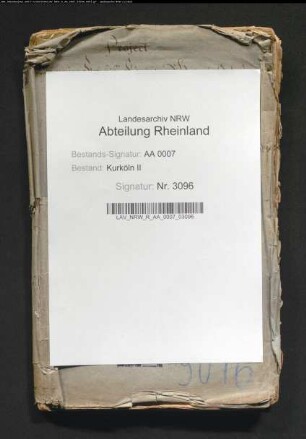 Entwürfe einer neuen erzstiftisch-kölnischen Gerichtsordnung