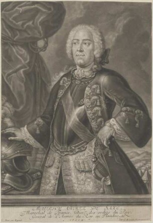 Bildnis des Maurice, Graf von Sachsen