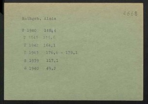 Rathgeb, Alois