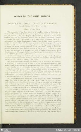 Works By The Same Author