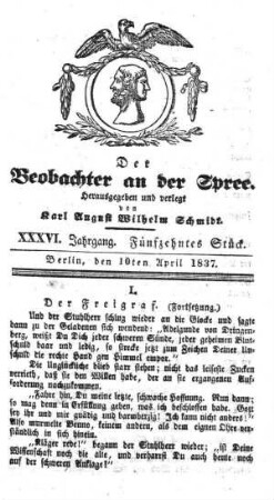 15. Stueck, 10. April 1837