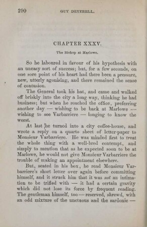 Chapter XXXV. The Bishop at Marlowe