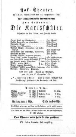 Die Karlsschüler