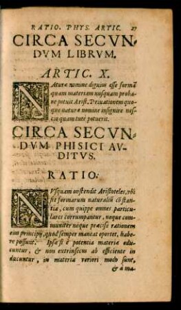 Circa Secundum Librum.