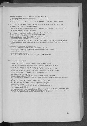Studentengemeinden