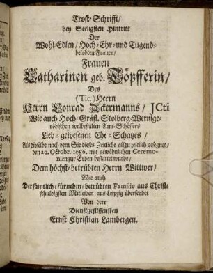 Trost-Schrifft