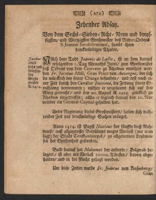 Zehender Absatz.
