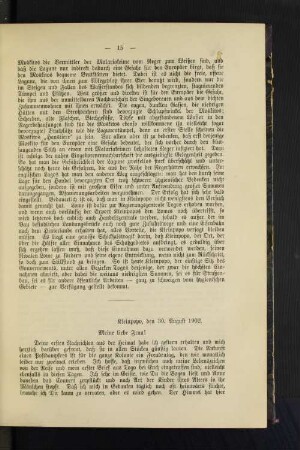 Kleinpopo, den 30. August 1902.