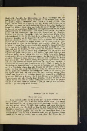 Kleinpopo, den 30. August 1902.