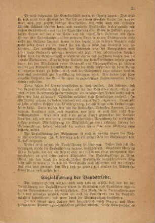 Sozialisierung der Baubetriebe