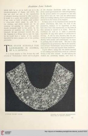 27.1905/06 (1906) = Nr. 105: The state schools for lace-making in Austria
