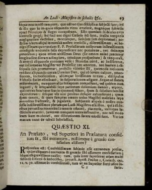 Quæstio XI. - Quæstio XV.