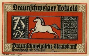 Notgeld - 75 Pfennig