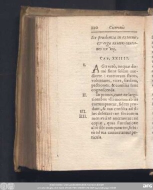 De prudentia in externis, & erga exteros cautiones xx viii. Cap. XXIIII.