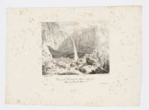 Vue de la Cascade du Mont d’Or
