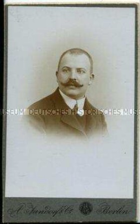 Porträt eines Mannes, Carte de Visite